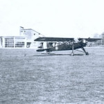 STORCH ou MORANE 502 en 1950 devant la Maison de l’ACL