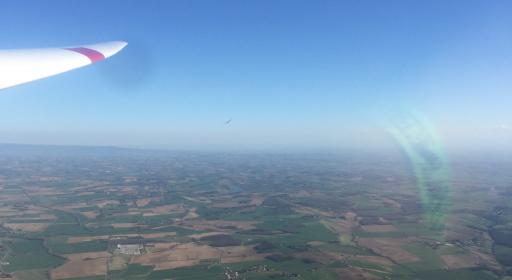 Vol avec un rapace, Célestin Godard